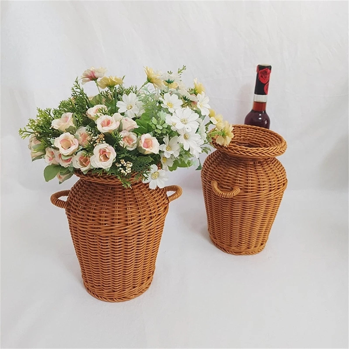 Rattan Woven Flower Vase