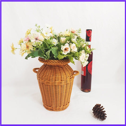 Rattan Woven Flower Vase