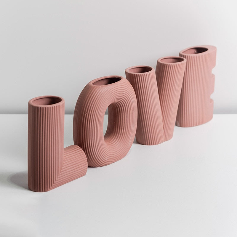 Love Letters Vase Ceramic