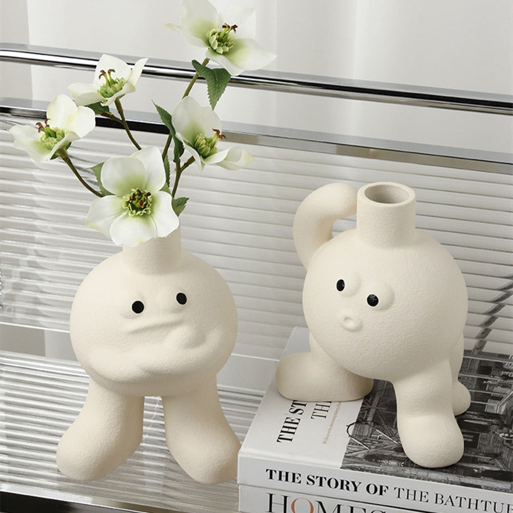 Funny Body  Ceramic Vase Bom