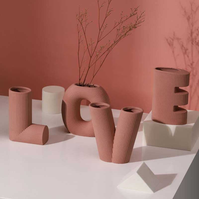 Love Letters Vase Ceramic