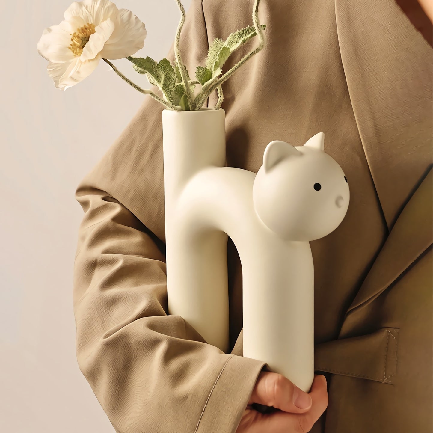 Korean Cat Vase