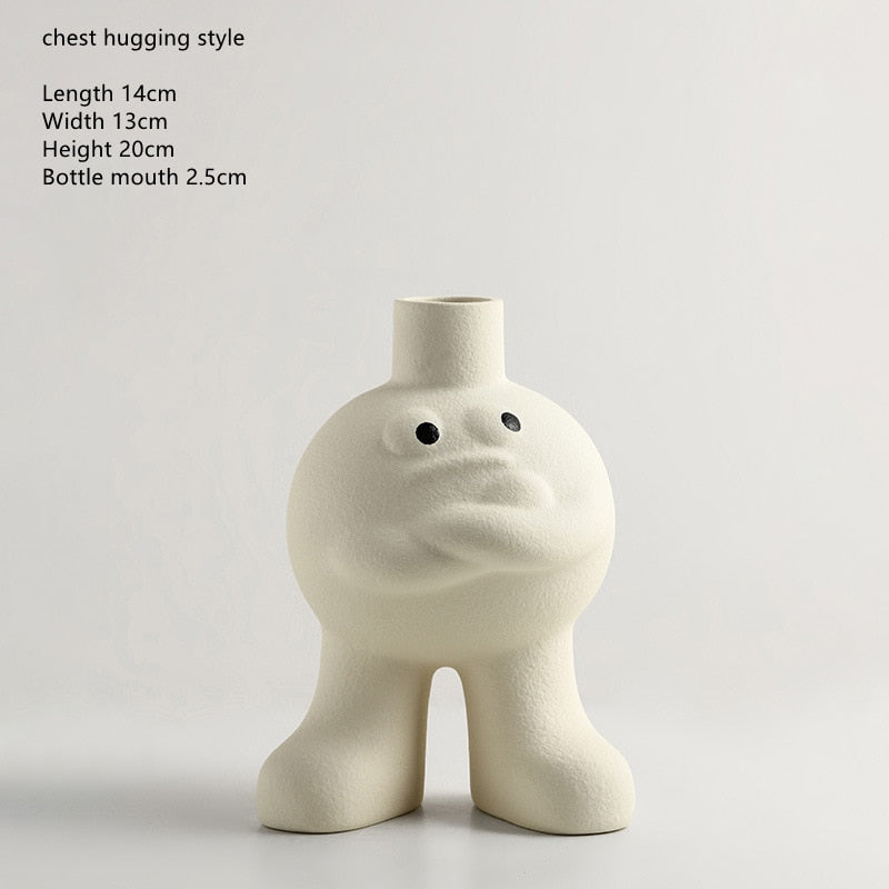 Funny Body  Ceramic Vase Bom