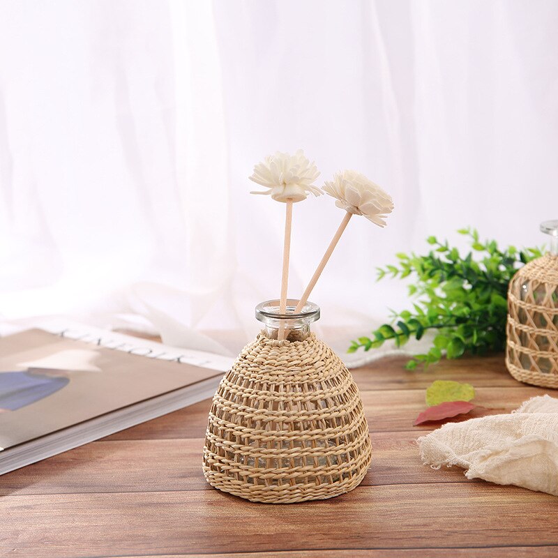 Straw Vases Flower Nordic Style