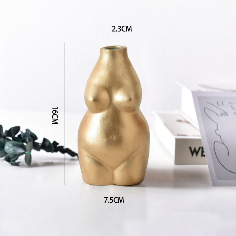 Funny Ceramic Vase Body