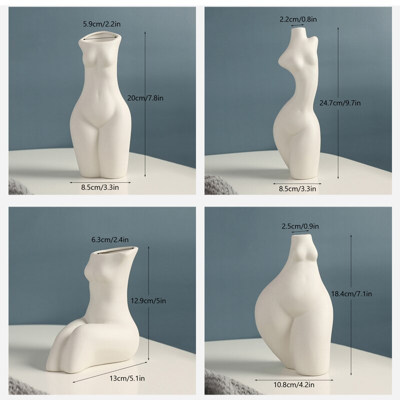 Nude Figures Vase Human Body