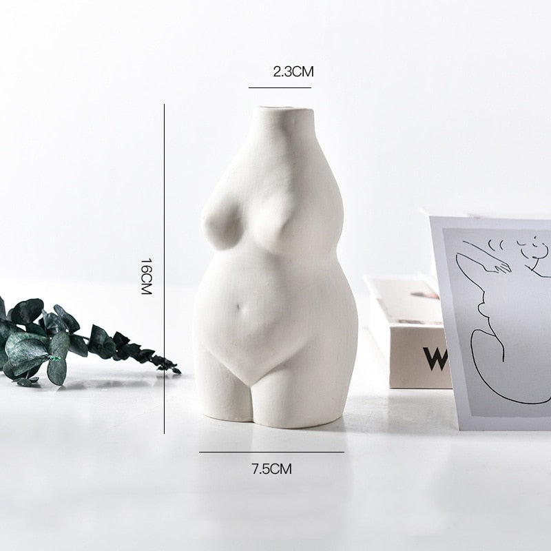 Funny Ceramic Vase Body