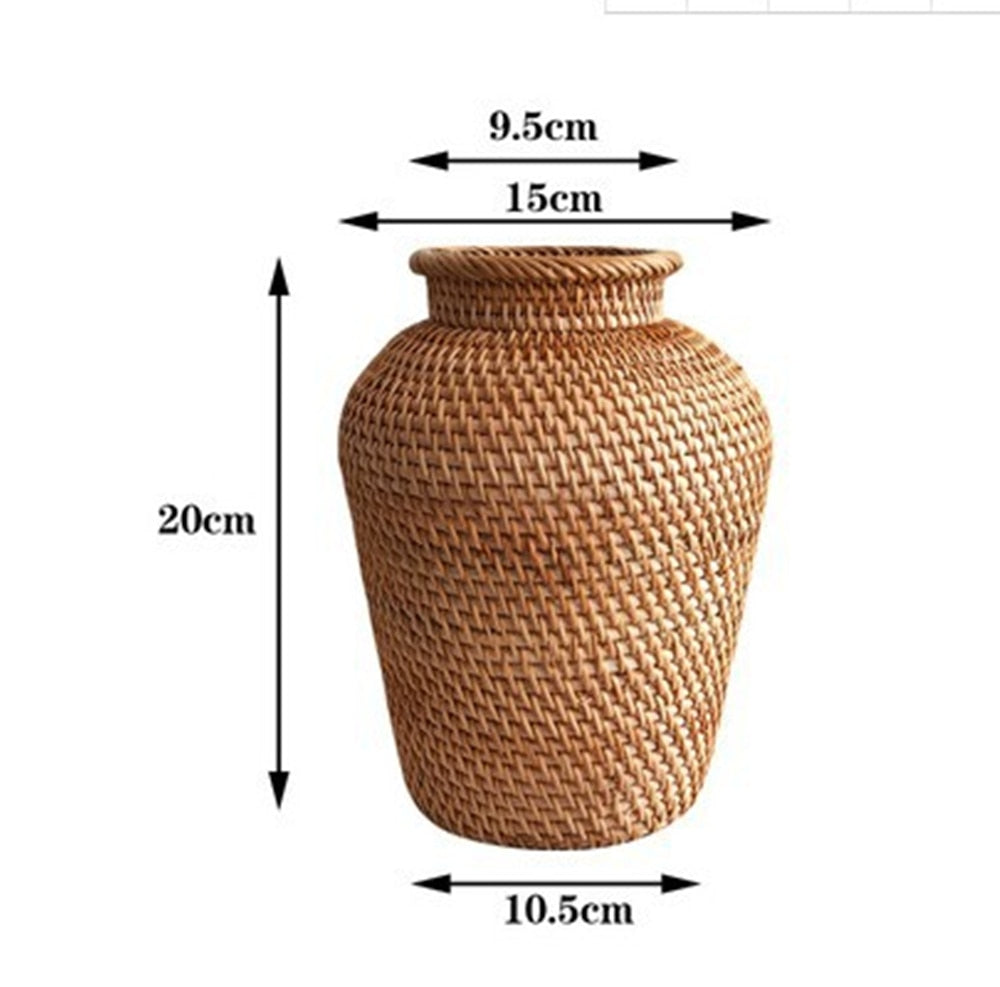 Straw Woven Vase