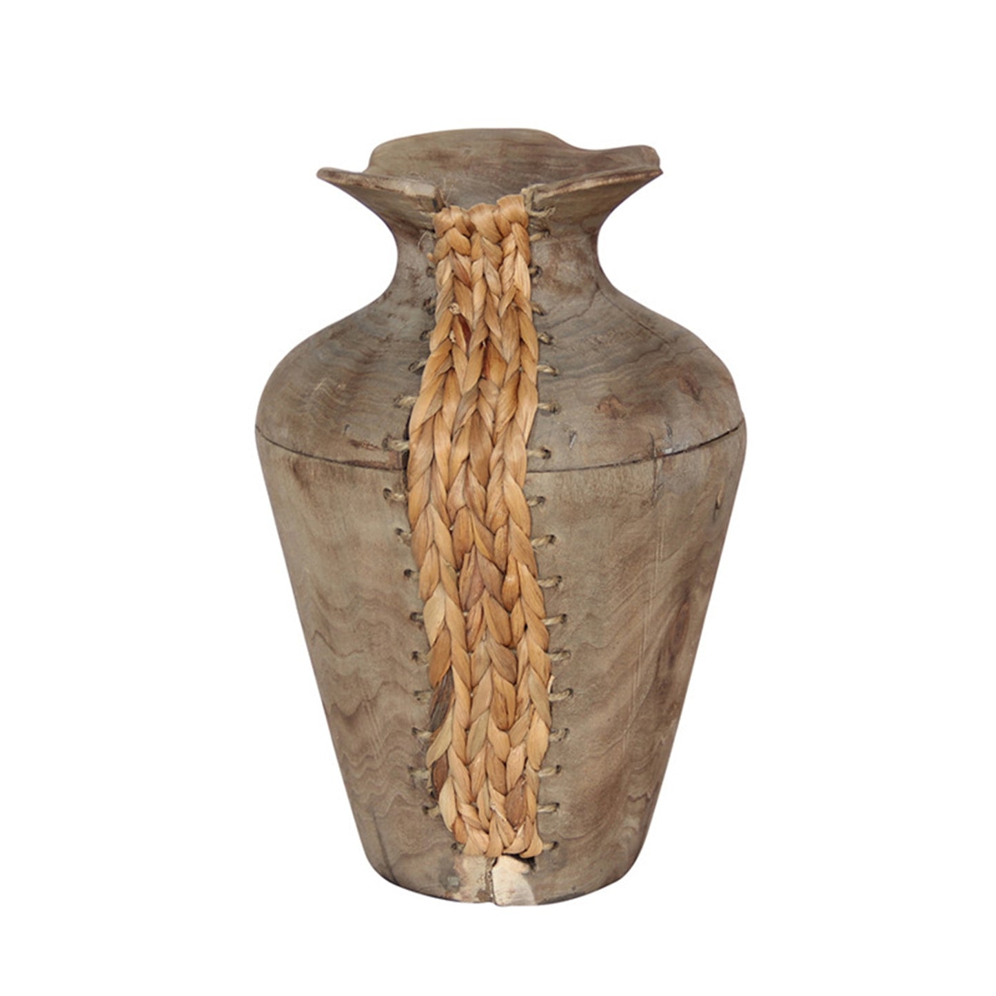 Wooden Mixed Braided Vase