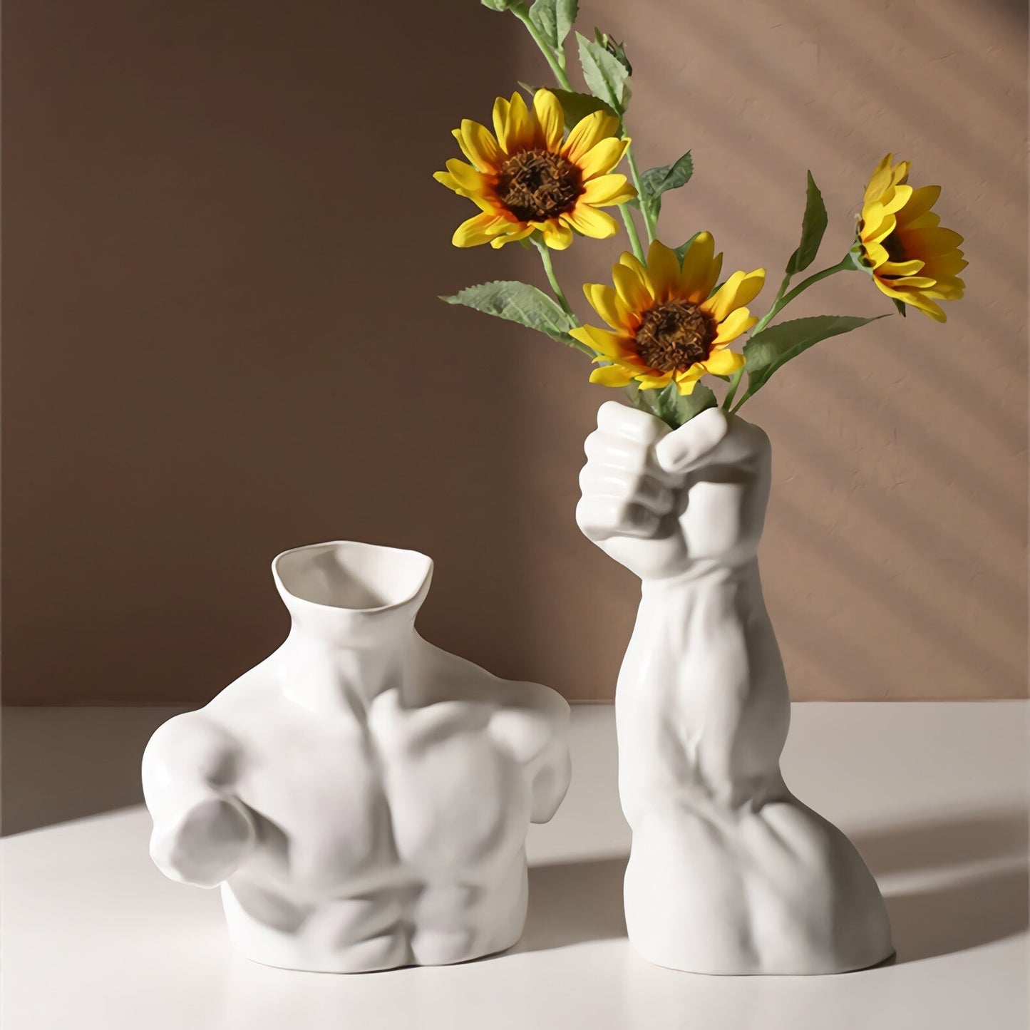 Muscle Body Art Vases