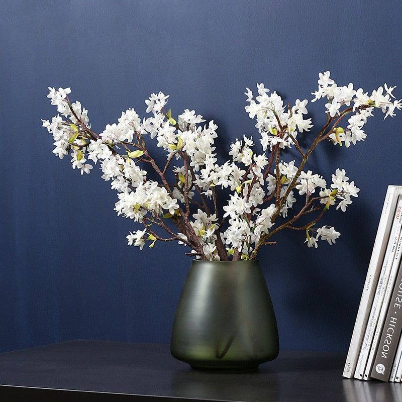 Frosted Glass Vase Fruit Plate