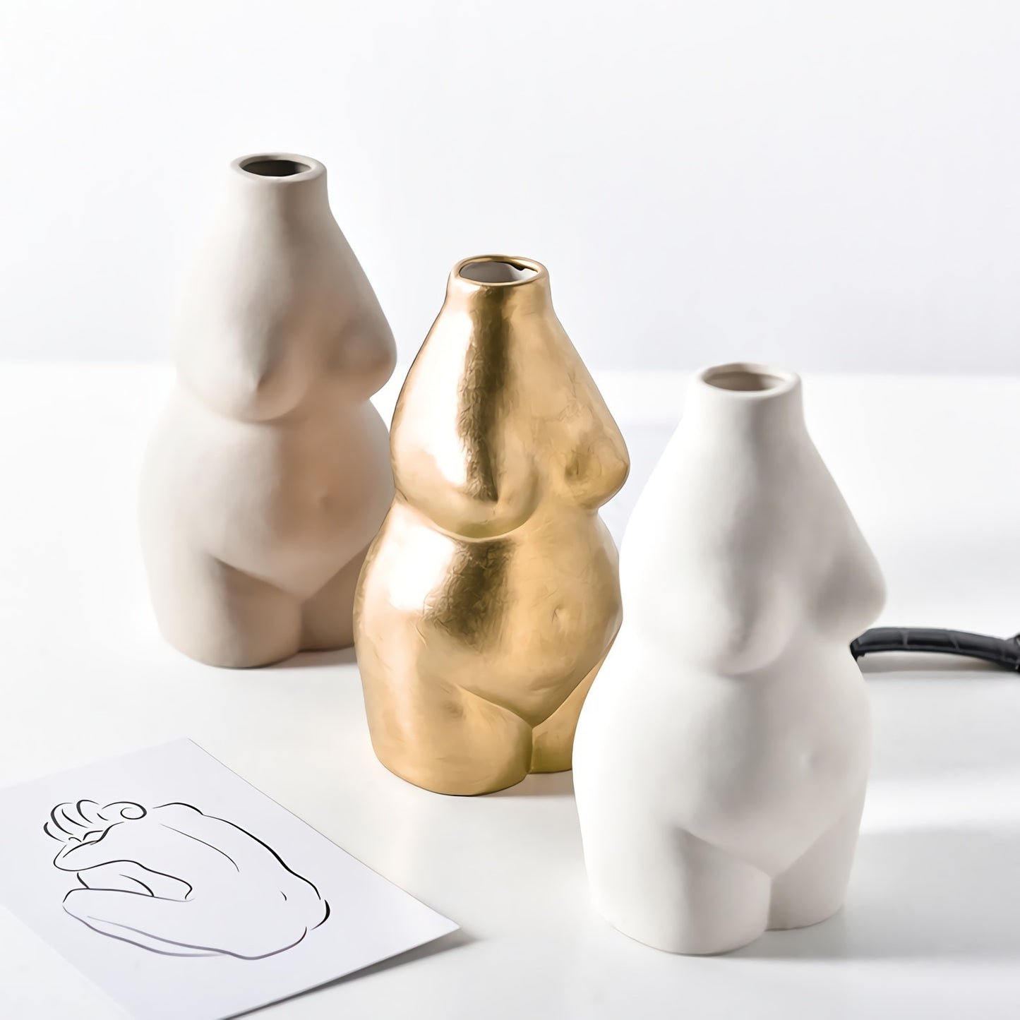 Funny Ceramic Vase Body