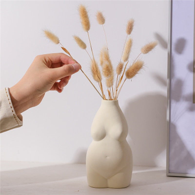 Vases Body Shape Flower