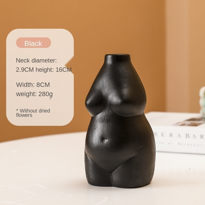 Vases Body Shape Flower